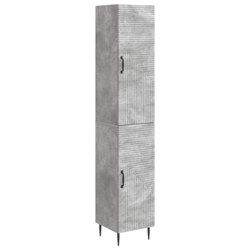 Комплект шкафове 2 pcs Бетонно сиво 33 x 34,5 x 89,5 см