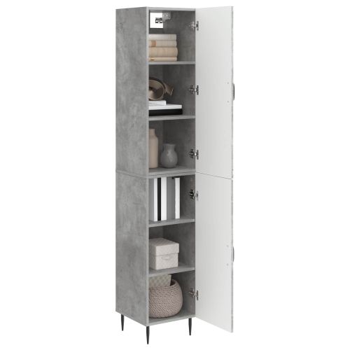 Комплект шкафове 2 pcs Бетонно сиво 33 x 34,5 x 89,5 см