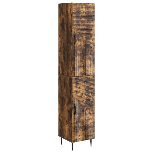 Комплект шкафове 2 pcs Опушен дъб 33 x 34,5 x 89,5 см