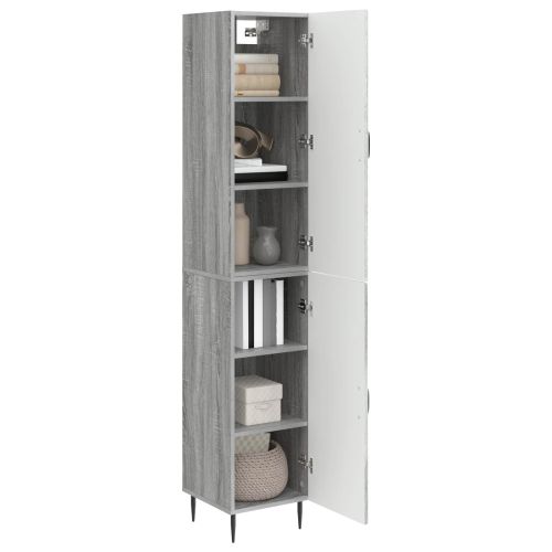 Комплект шкафове 2 pcs Сив Сонома 33 x 34,5 x 89,5 см