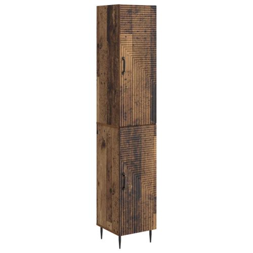 Комплект шкафове 2 pcs Старо дърво 33 x 34,5 x 89,5 см