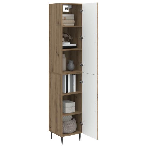 Комплект шкафове 2 pcs Дъб артизан 33 x 34,5 x 89,5 см