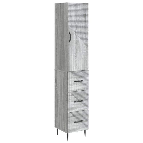 Комплект шкафове 2 pcs Сив Сонома 33 x 34,5 x 90 см