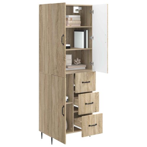 Комплект шкафове 2 pcs Дъб сонома 66 x 34,5 x 89,5 см