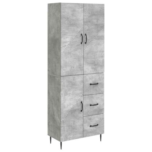 Комплект шкафове 2 pcs Бетонно сиво 66 x 34,5 x 89,5 см