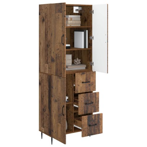 Комплект шкафове 2 pcs Старо дърво 66 x 34,5 x 89,5 см