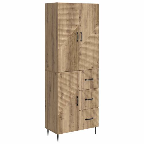 Комплект шкафове 2 pcs Дъб артизан 66 x 34,5 x 89,5 см