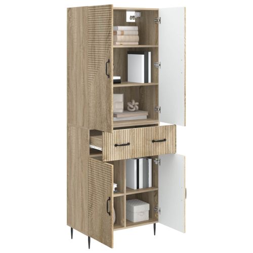 Комплект шкафове 2 pcs Дъб сонома 66 x 34,5 x 89,5 см