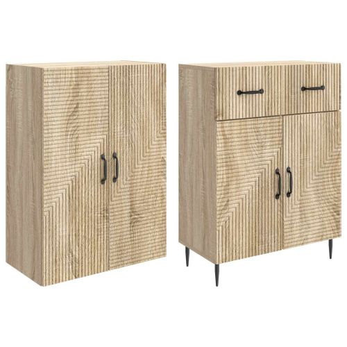 Комплект шкафове 2 pcs Дъб сонома 66 x 34,5 x 89,5 см