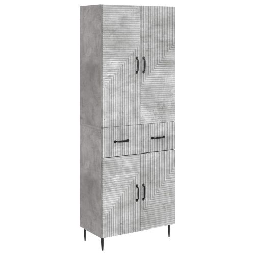 Комплект шкафове 2 pcs Бетонно сиво 66 x 34,5 x 89,5 см