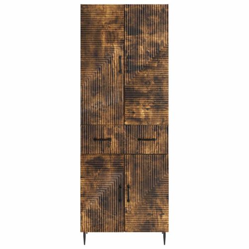 Комплект шкафове 2 pcs Опушен дъб 66 x 34,5 x 89,5 см