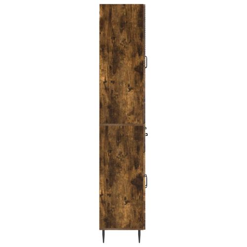 Комплект шкафове 2 pcs Опушен дъб 66 x 34,5 x 89,5 см