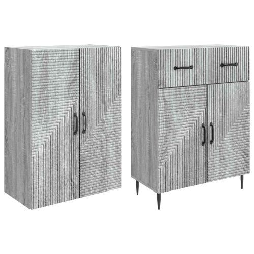 Комплект шкафове 2 pcs Сив Сонома 66 x 34,5 x 89,5 см