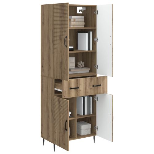 Комплект шкафове 2 pcs Дъб артизан 66 x 34,5 x 89,5 см