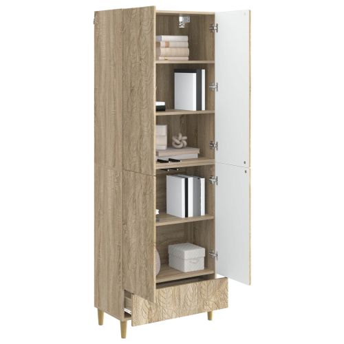 Комплект шкафове 2 pcs Дъб сонома Инженерна дървесина