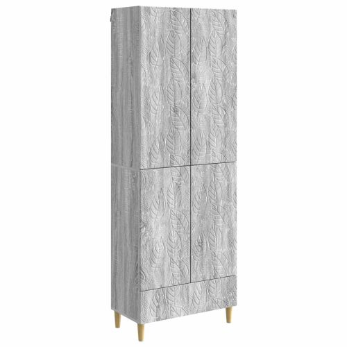 Комплект шкафове 2 pcs Сив Сонома Инженерна дървесина