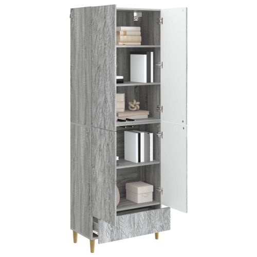 Комплект шкафове 2 pcs Сив Сонома Инженерна дървесина