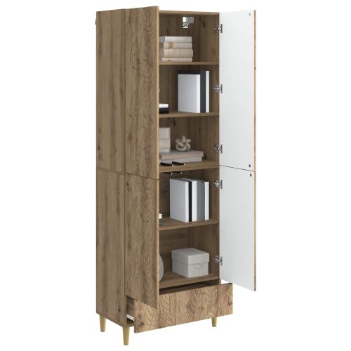Комплект шкафове 2 pcs Дъб артизан Инженерна дървесина