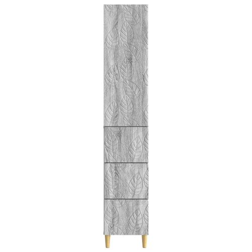 Комплект шкафове 2 pcs Сив Сонома 33 x 34,5 x 90 см