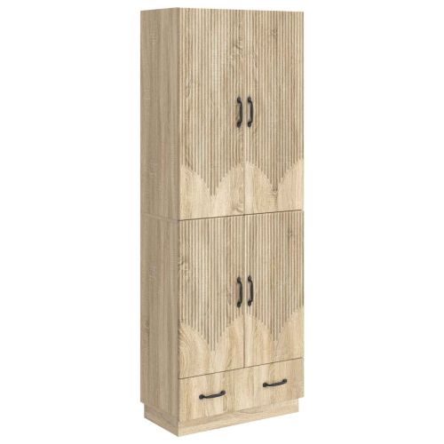 Комплект шкафове 2 pcs Дъб сонома Инженерна дървесина