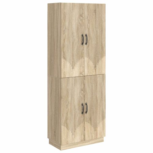 Комплект шкафове 2 pcs Дъб сонома Инженерна дървесина
