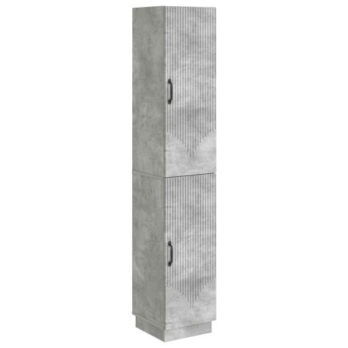 Комплект шкафове 2 pcs Бетонно сиво Инженерна дървесина