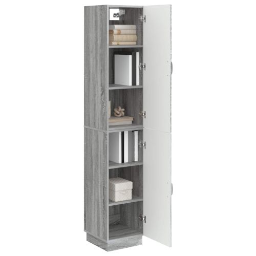 Комплект шкафове 2 pcs Сив Сонома Инженерна дървесина