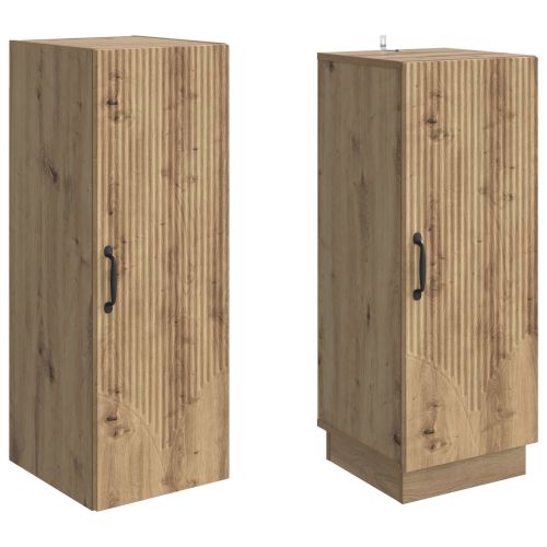 Комплект шкафове 2 pcs Дъб артизан Инженерна дървесина