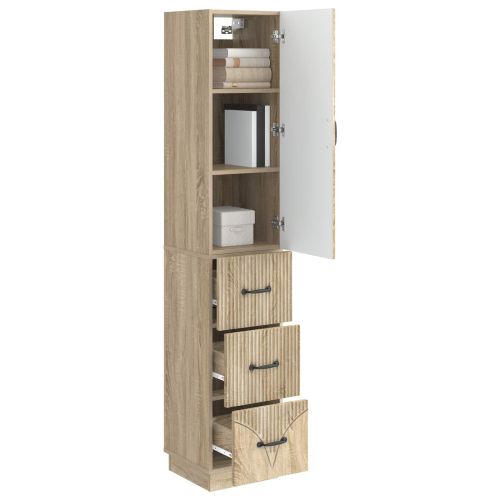 Комплект шкафове 2 pcs Дъб сонома 33 x 34,5 x 87 см