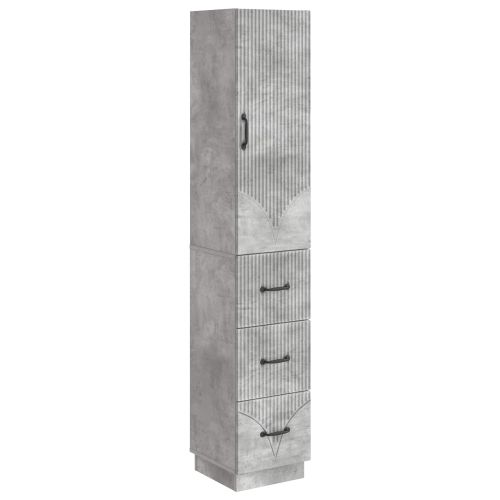 Комплект шкафове 2 pcs Бетонно сиво 33 x 34,5 x 87 см