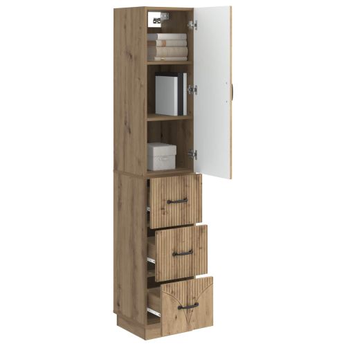 Комплект шкафове 2 pcs Дъб артизан 33 x 34,5 x 87 см