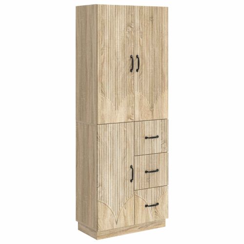 Комплект шкафове 2 pcs Дъб сонома Инженерна дървесина