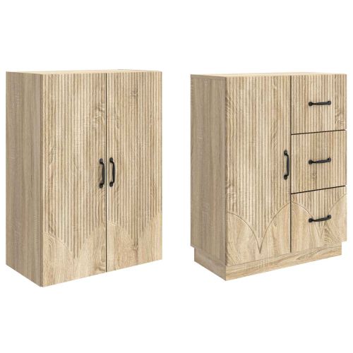 Комплект шкафове 2 pcs Дъб сонома Инженерна дървесина