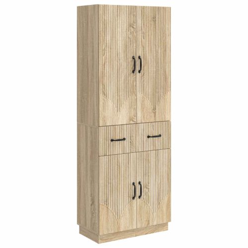 Комплект шкафове 2 pcs Дъб сонома Инженерна дървесина
