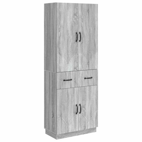 Комплект шкафове 2 pcs Сив Сонома Инженерна дървесина
