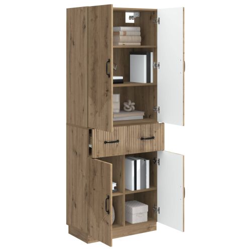 Комплект шкафове 2 pcs Дъб артизан Инженерна дървесина
