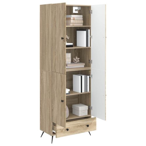 Комплект шкафове 2 pcs Дъб сонома Инженерна дървесина