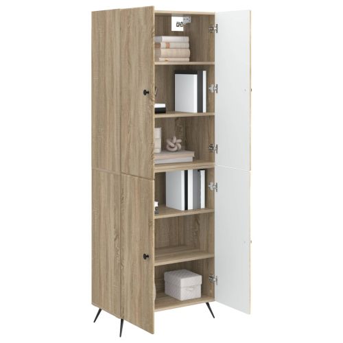 Комплект шкафове 2 pcs Дъб сонома Инженерна дървесина
