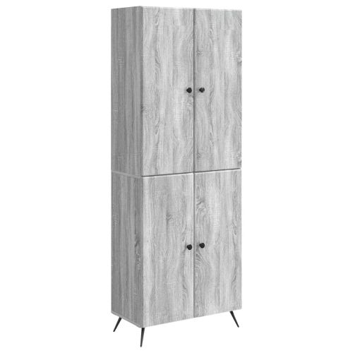 Комплект шкафове 2 pcs Сив Сонома Инженерна дървесина