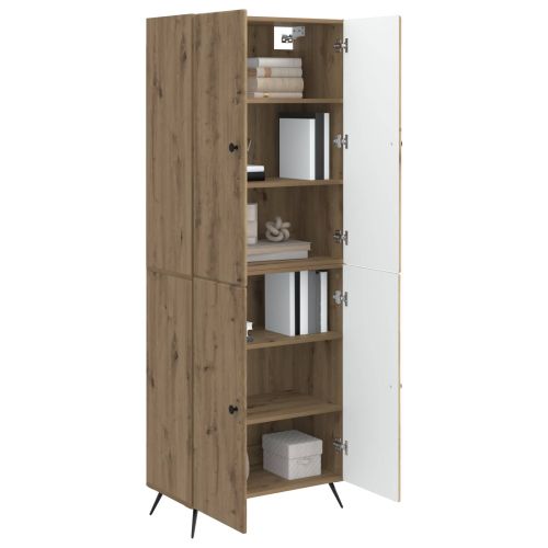 Комплект шкафове 2 pcs Дъб артизан Инженерна дървесина