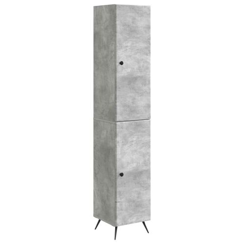 Комплект шкафове 2 pcs Бетонно сиво Инженерна дървесина