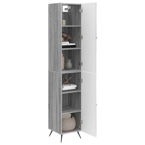 Комплект шкафове 2 pcs Сив Сонома Инженерна дървесина