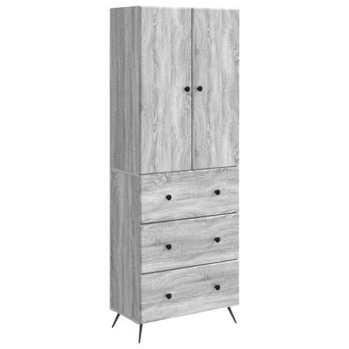 Комплект шкафове 2 pcs Сив Сонома 66 x 34,5 x 90 см