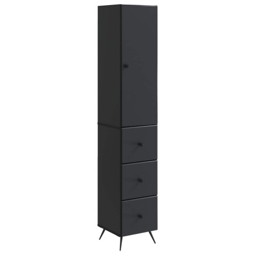 Комплект шкафове 2 pcs Черно 34,5 x 34,5 x 90 см