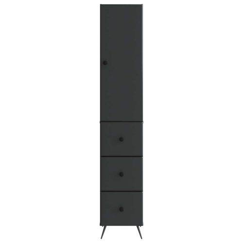 Комплект шкафове 2 pcs Черно 34,5 x 34,5 x 90 см