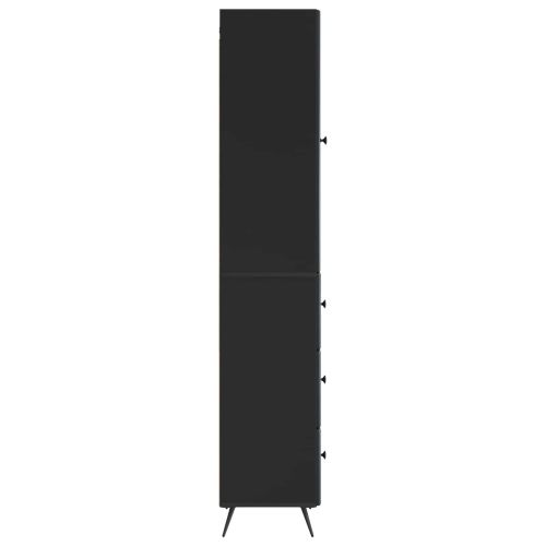 Комплект шкафове 2 pcs Черно 34,5 x 34,5 x 90 см