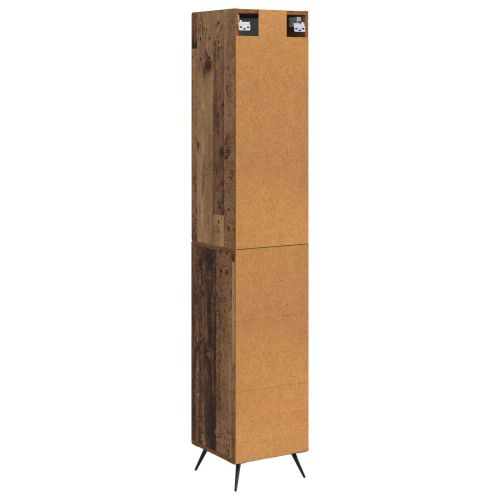 Комплект шкафове 2 pcs Старо дърво 34,5 x 34,5 x 90 см