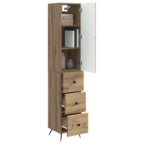 Комплект шкафове 2 pcs Дъб артизан 34,5 x 34,5 x 90 см