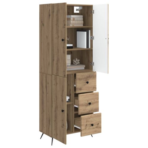 Комплект шкафове 2 pcs Дъб артизан Инженерна дървесина
