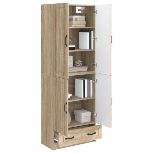 Комплект шкафове 2 pcs Дъб сонома Инженерна дървесина